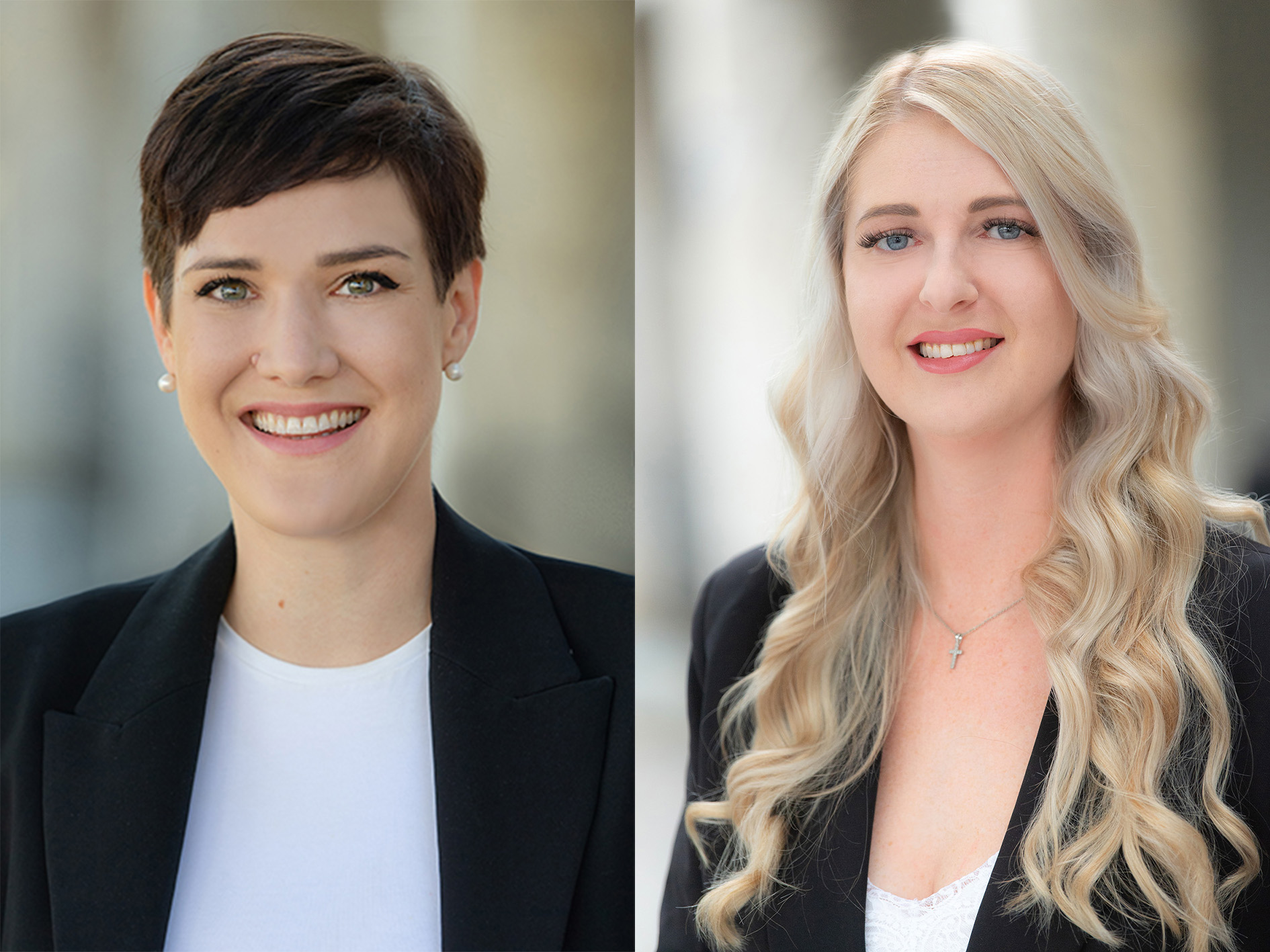 Katharina Summerer und Carolin Meier, Personalreferentinnen und Personalteam